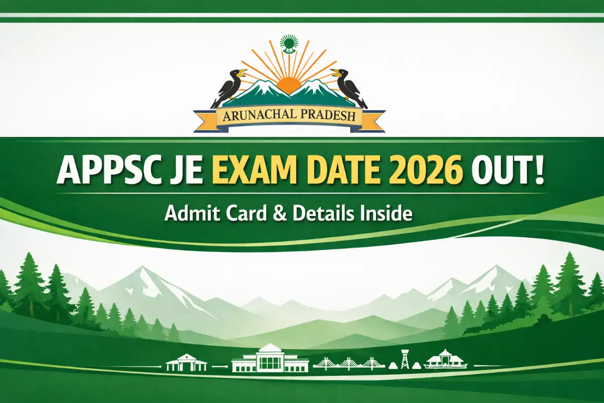 APPSC JE Exam Date 2026 announcement with schedule and details