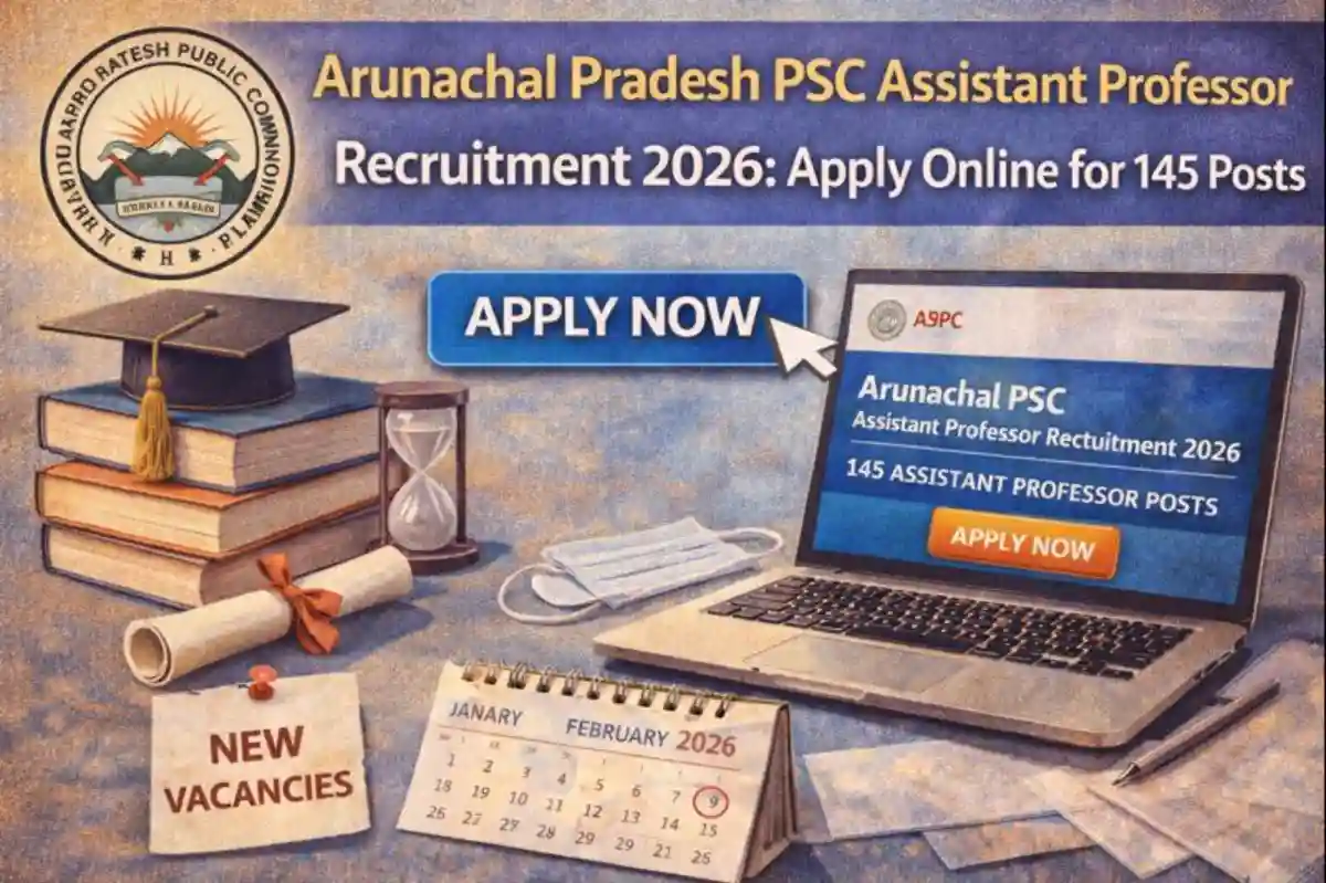 Arunachal Pradesh PSC Assistant Professor Recruitment 2026 Banner Image
