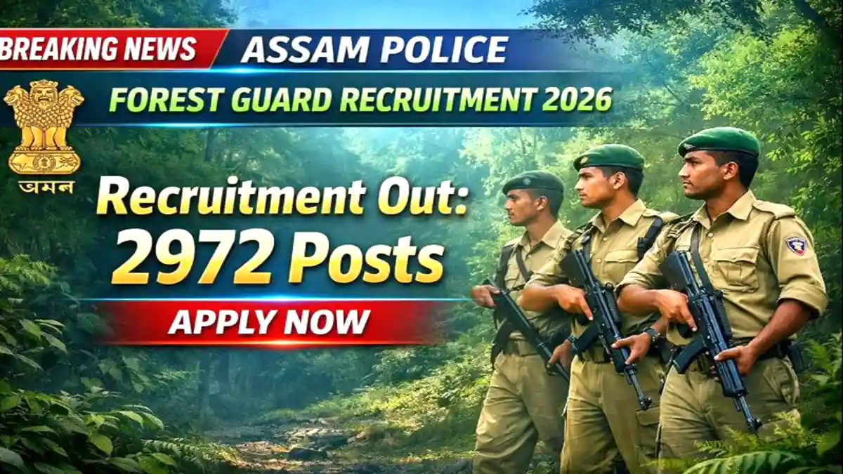 Assam Police Forest Guard Recruitment 2026 Banner Image