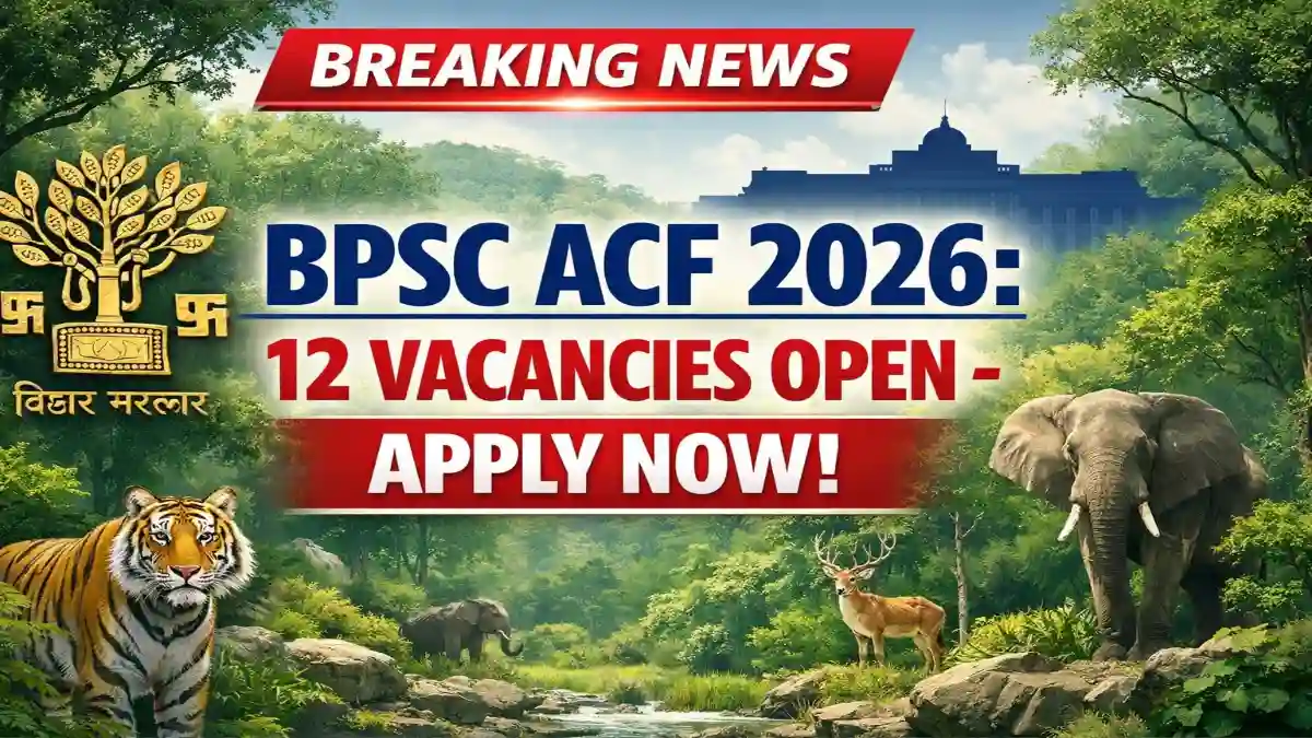 BPSC Assistant Conservator of Forest ACF Recruitment 2026 Banner