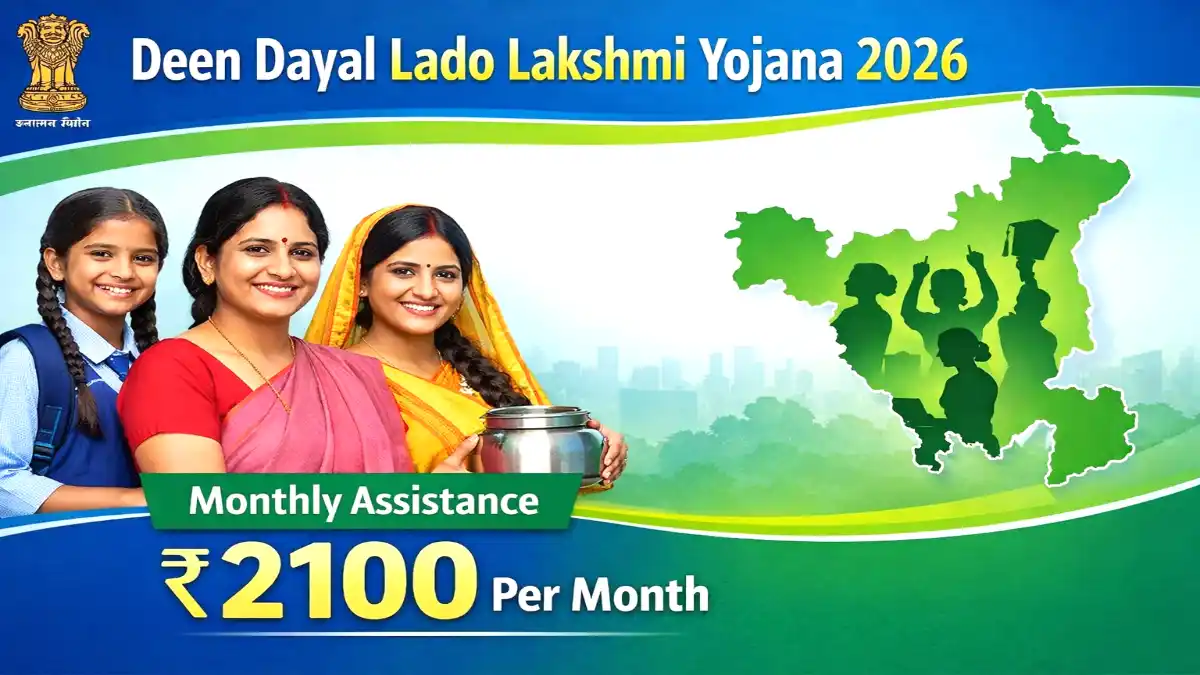 Deen Dayal Lado Lakshmi Yojana 2026 Monthly Assistance