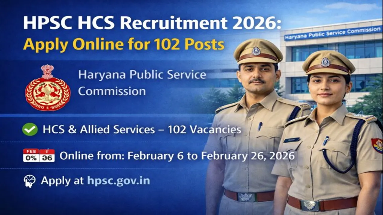 HPSC HCS Recruitment 2026 Banner