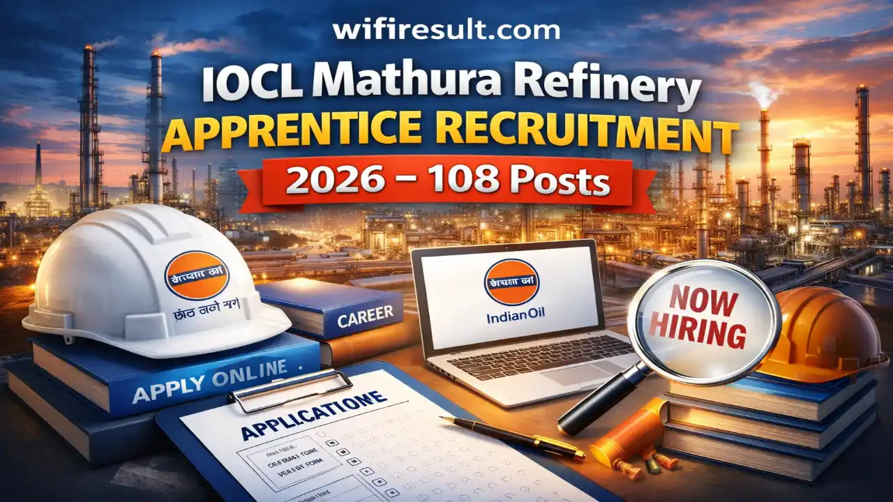 IOCL Mathura Refinery Apprentice Recruitment 2026 Banner