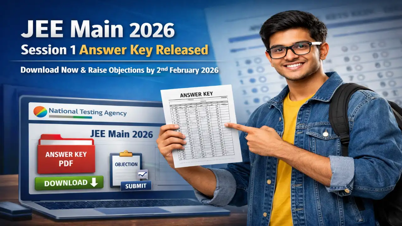 JEE Main 2026 Session 1 Answer Key Out Now