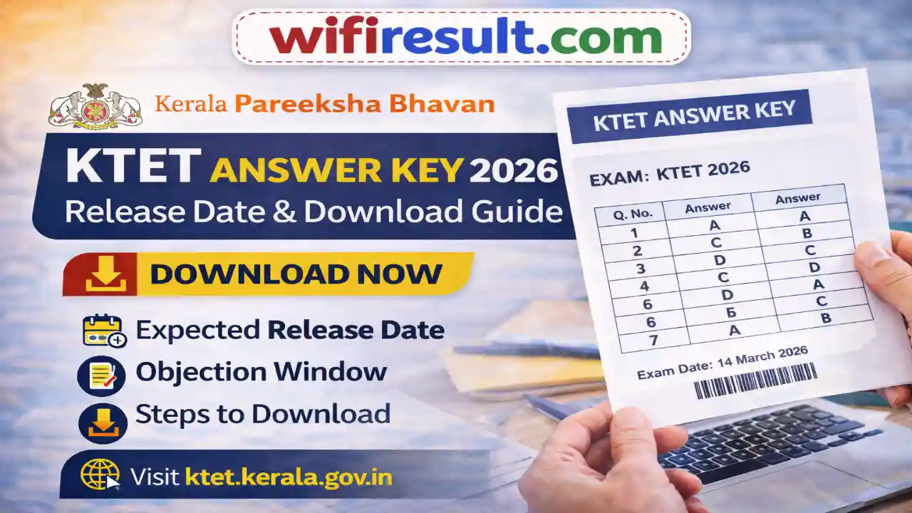 KTET Answer Key 2026 released by Kerala Pareeksha Bhavan — download category-wise PDF at ktet.kerala.gov.in