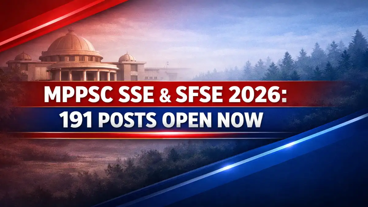 MPPSC Pre 2026 Recruitment Banner 191 Posts