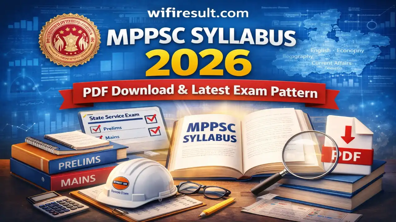 MPPSC Syllabus 2026 Download PDF Exam Pattern