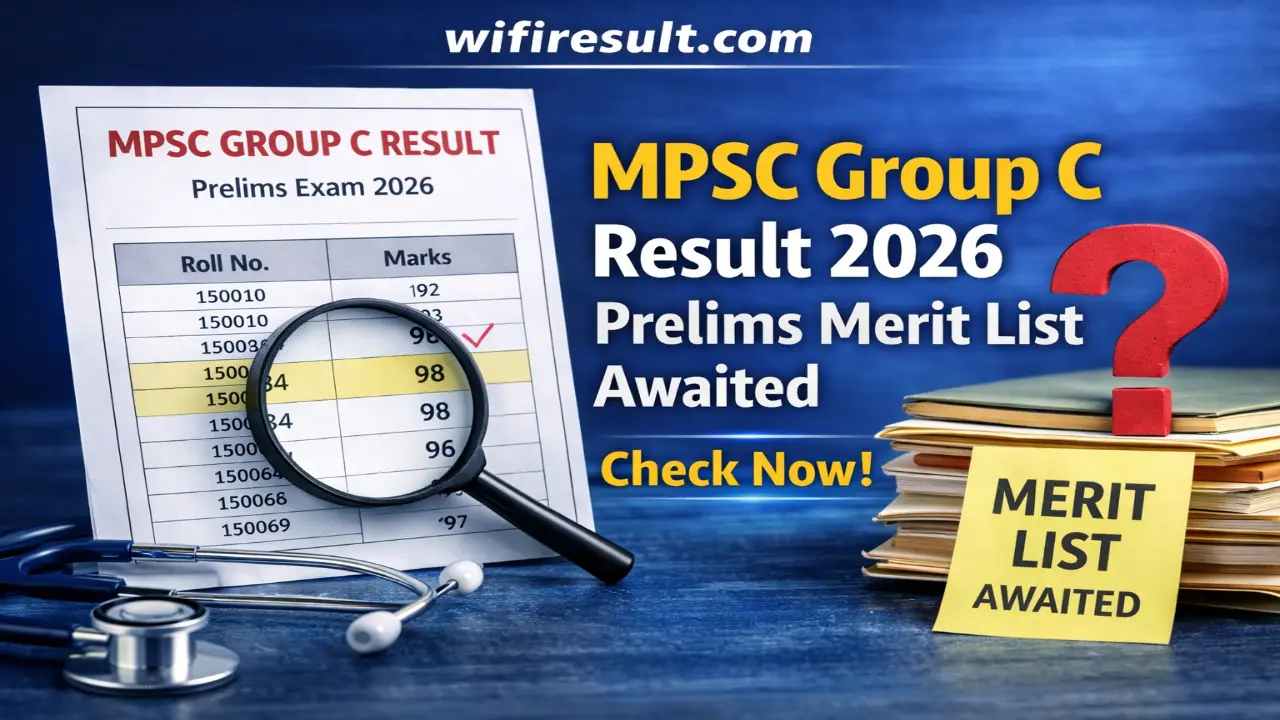 MPSC Group C Result 2026 Prelims Merit List and Scorecard