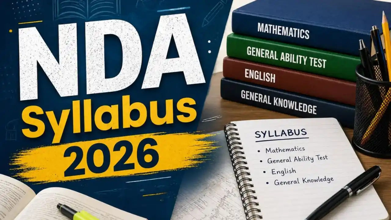 Detailed subject-wise breakdown of the NDA Syllabus 2026 for UPSC aspirants.