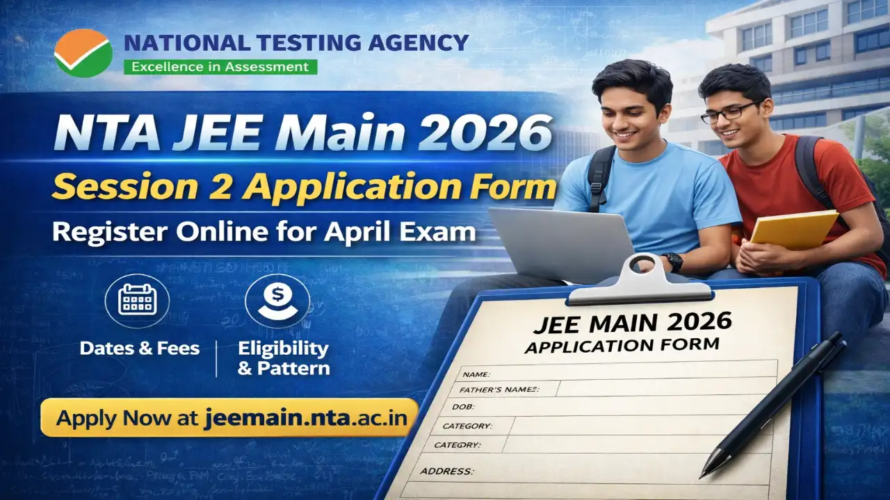 NTA JEE Main Session 2 Form 2026