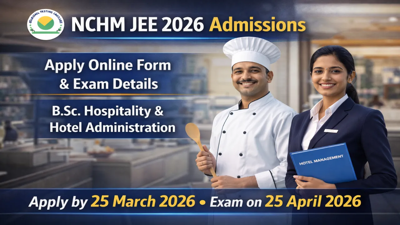 NTA NCHM JEE 2026 Admissions Apply Online