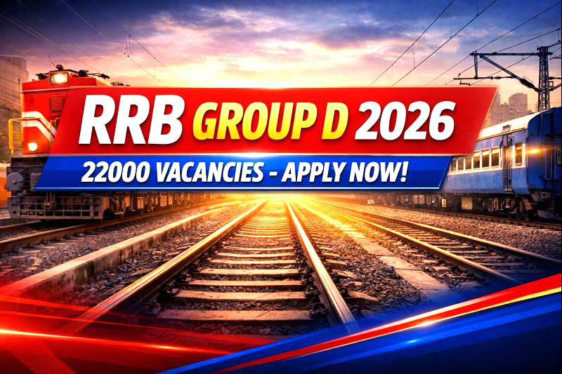 RRB Group D Recruitment 2026: Apply for 22000 Posts