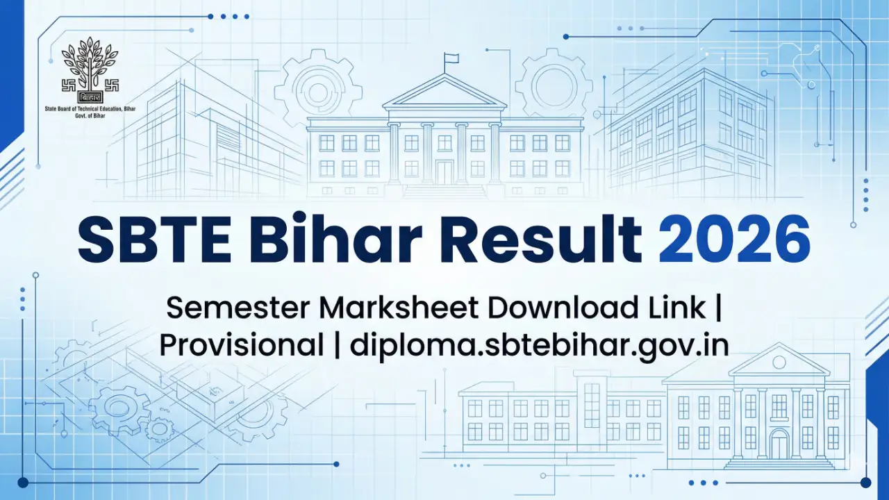 SBTE Bihar Result 2026 Semester Marksheet Download Link