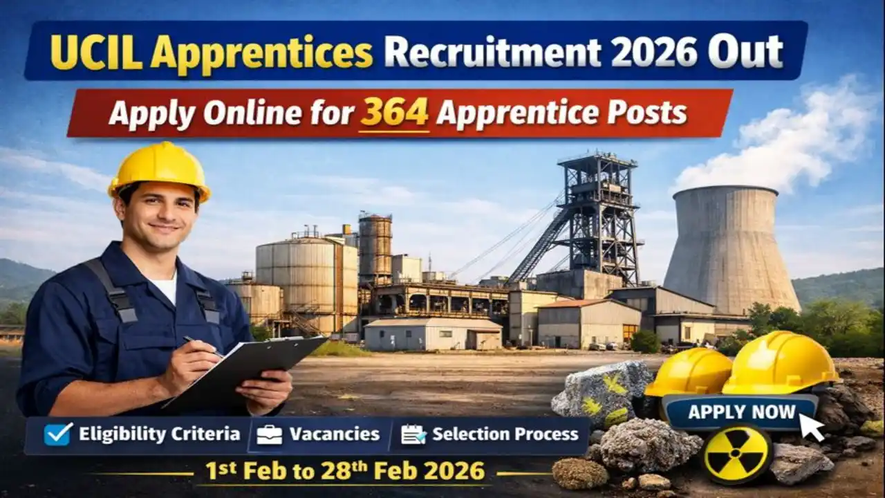 UCIL Apprentices Recruitment 2026 Banner 364 Posts Apply Online
