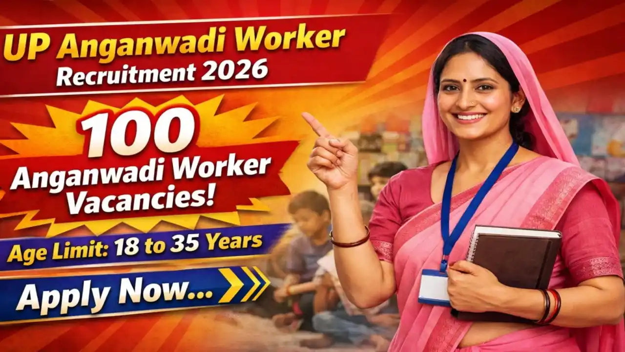 UP Anganwadi Worker Recruitment 2026 Notification for Mau District 100 Posts