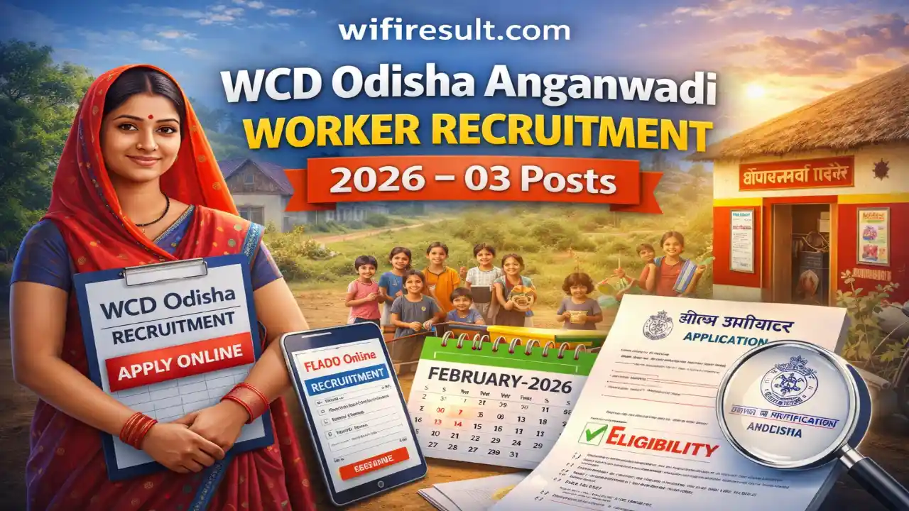 WCD Odisha Anganwadi Worker Recruitment 2026 Banner