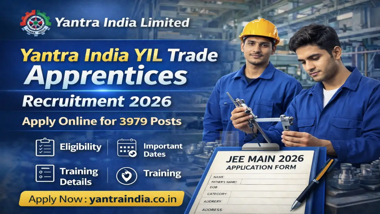 Yantra India Limited Trade Apprentices Recruitment 2026 Banner