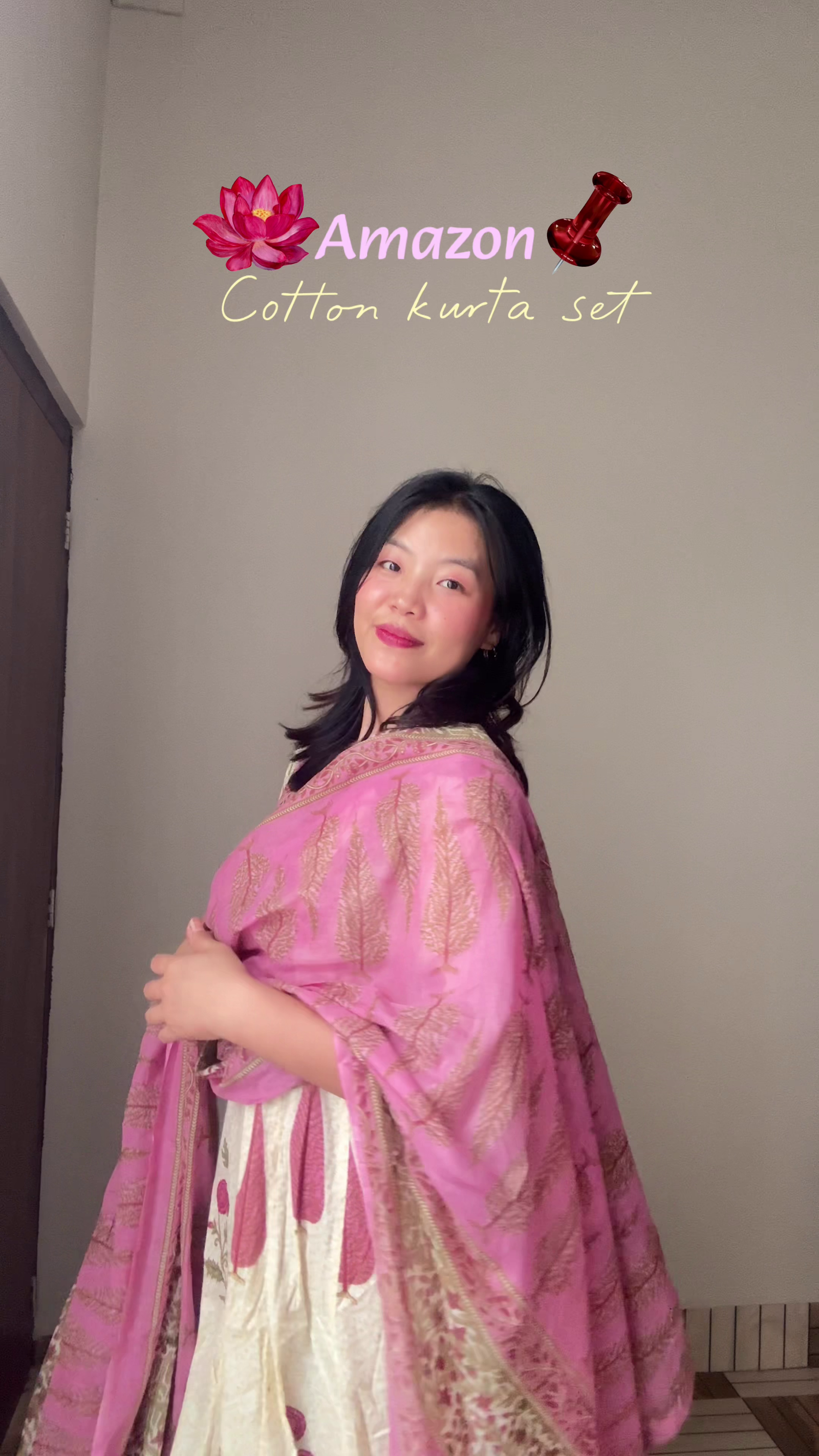 🌸 Elegant Floral Cotton Kurta Set for Women with Dupatta | Ethnic Printed Anarkali Style Suit Set 🌸